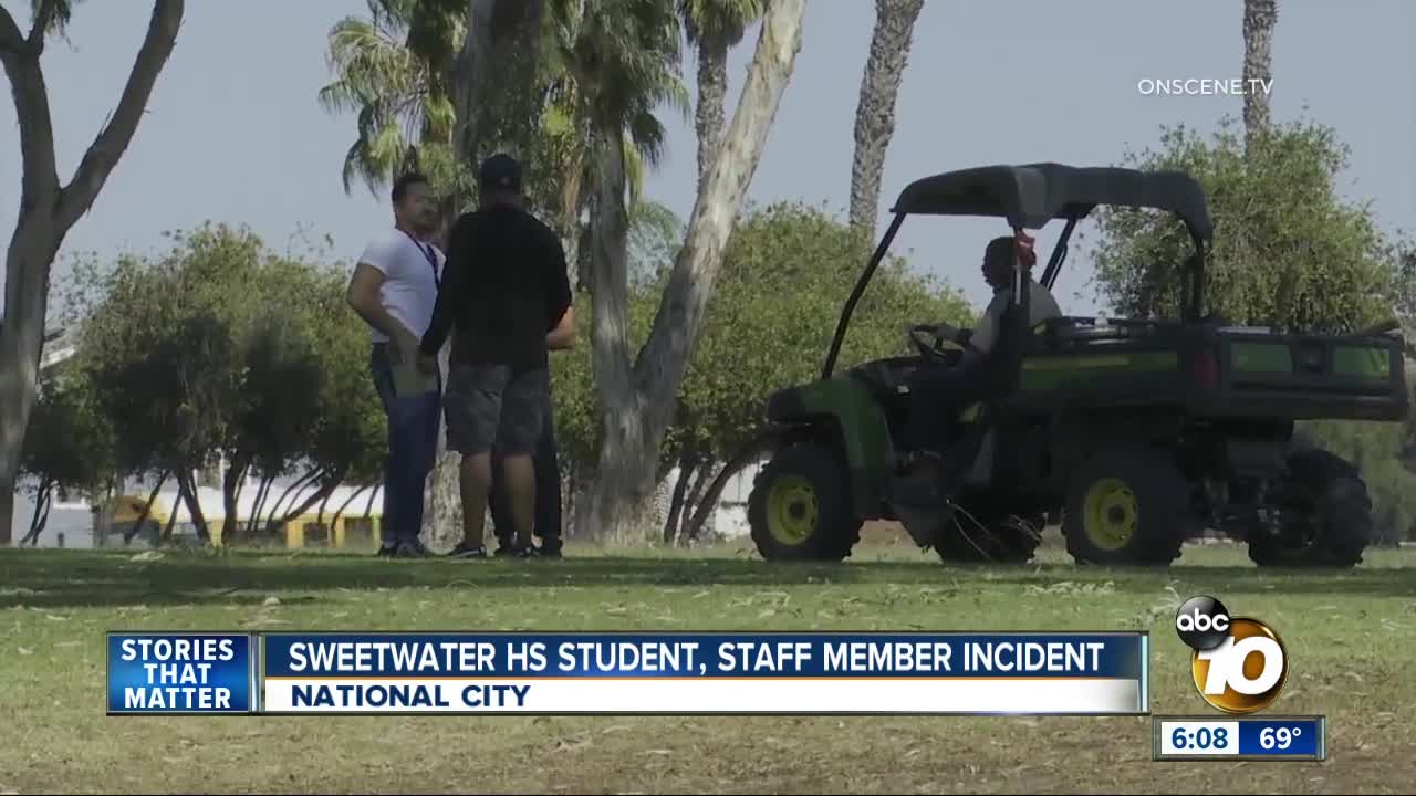 Student in gorilla costume possibly hit by golf cart