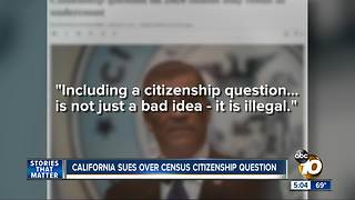 California sues over census citizenship question