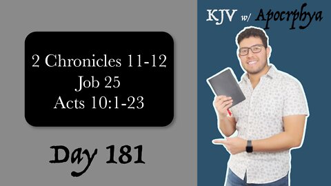 Day 181 - Bible in One Year KJV [2022]