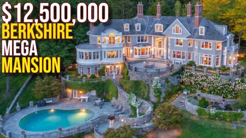 Inside $12,500,000 Berkshire Mega Mansion