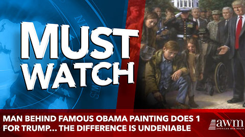 Man Behind Famous Obama Painting Does 1 for Trump… The Difference Is Undeniable