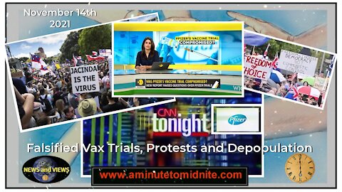 384-Falsified Vax Trials, Protests and Depopulation