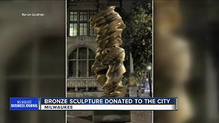 Bronze sculpture donated to Milwaukee