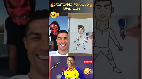 RONALDO REACTION VIDEO 😂😂😂 #shorts #ronaldo #football #messi #nymar