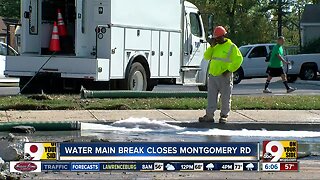 Part of Montgomery Road to close for part of the week