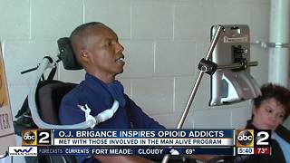 O.J. Brigance speaking on opioid epidemic