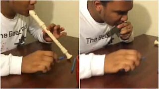Gifted boy makes insane beats with pen tapping