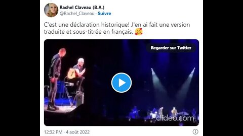 Sting = c'est une déclaration historique