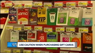 Use caution before purchasing gift cards