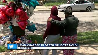 Man charged in death of 15-year-old