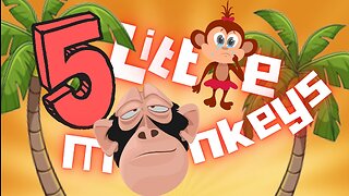 5 LITTLE MONKEYS | Kids Songs | Children's Music #forkids