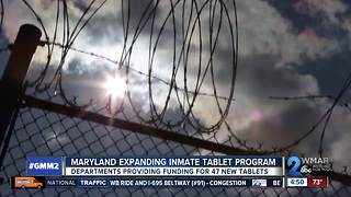 Maryland expanding program to provide inmates with electronic tablets