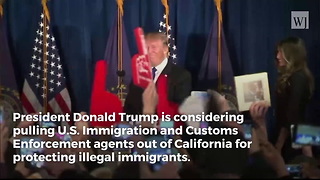Trump to California: I'll Pull ICE Officers Out if You Keep Harboring Illegals
