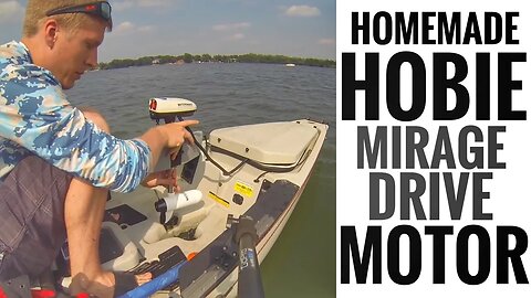 Homemade Trolling Motor for Hobie Mirage Drive Kayak