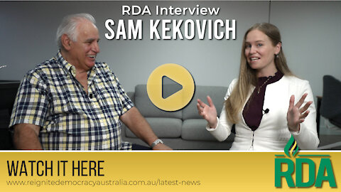 Monica interviews Australian 'Lambassador' and former Aussie Rules Player Sam Kekovich