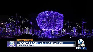 Jensen Beach mansion decorated in thousands of lights