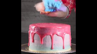 Cotton Candy Cake