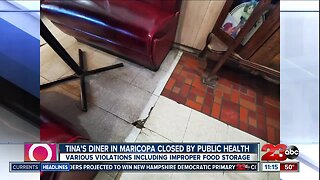 Tina's Diner in Maricopa closed by Public Health Department