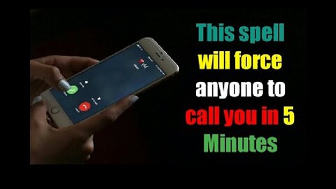 This spell will force anyone to call you in 5 Minutes +917082272201