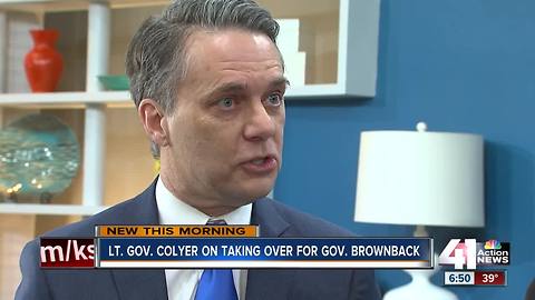 KS Lt. Gov. Colyer set to take over for Brownback