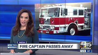 Mesa fire captain passes away