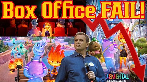 Disney Pixar's Elemental FLOPS! Box Office Proves NO Path To Profit!