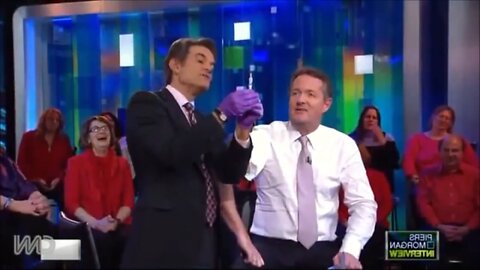 Flu Vaccine Exposed - Piers Morgan Struck Down after Flu Shot - FacelesswithEyesOpen - 2013