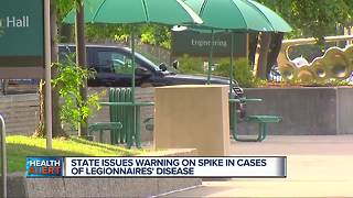 Cases of Legionnaires' disease up 26 percent in state since 2017