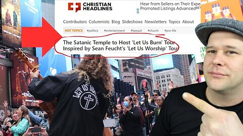 Church Of Satan to Mimic Sean Feucht Let Us Worship Tour with "Let It Burn" Tour