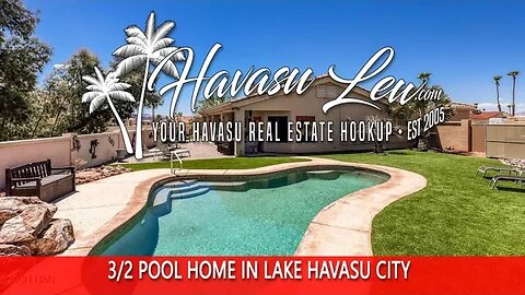 Lake Havasu Pool Home in the Residential Estates 2216 Chip Ln MLS 1027035