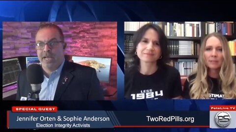 FOR FREEDOM! Pete Santilli with Two Red Pills