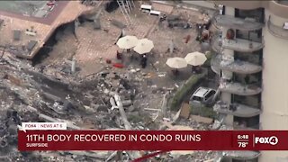 Death toll from Surfside condo collapse up to 11, 150 people still missing