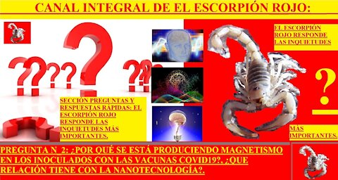 Sección preg y rtasN_2:¿por qué las vacunas covid19 están generando magnetismo en los inoculados?