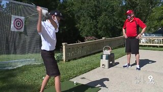 84-year-old golf coach helps neighborhood kids work on their game, S