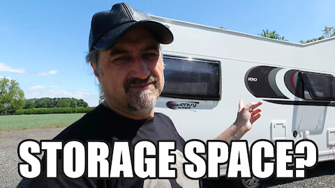 HOW MUCH STORAGE SPACE in our Motorhome 🗃️🗃️🤔 #vanlife
