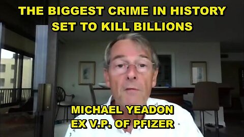 THE BIGGEST CRIME IN HISTORY IS SET TO BE UNLEASHED AND WILL KILL BILLIONS IF NOT STOPPED!