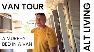 Van Life | A Murphy Bed in a van | Van Tour