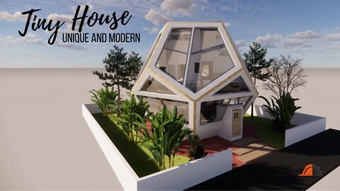UNIQUE AND MODERN - TINY HOUSE DESIGN FIGURE SHAPES