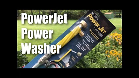 The Original POWER JET Power Washer Spray Hose Nozzle Review