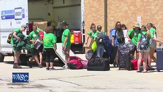 Volunteers arrive to help repair local homes