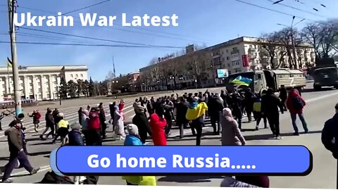 Ukrain Resists Russian Army...Go home