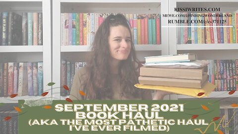 SEPTEMBER 2021 BOOK HAUL: THE MOST PATHETIC HAUL I'VE EVER FILMED