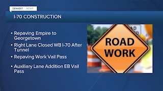 Traveling I-70 this summer? Expect construction