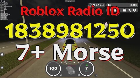 Morse Roblox Radio Codes/IDs