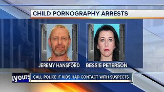 Two suspects arrested after large amounts of child porn found in Idaho City home