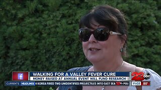 Walking for a valley fever cure