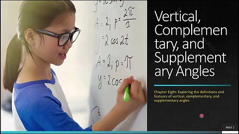 7th Grade Math|Unit 8 |Vertical, Complementary, Supplementary Angles | Lesson 8.1.1|Inquisitive Kids