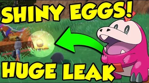 SHINY EGGS AND SHINY HUNTING DETAILS! HUGE POKEMON SCARLET AND VIOLET LEAKS!