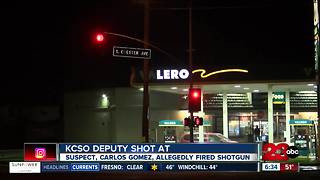 KCSO deputy shot at