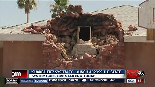 'Shakealert System to Launch Across the State